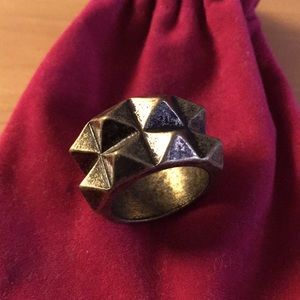 Large Brushed Bronze Colored Ring